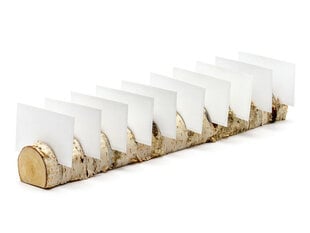 Деревянный держатель настольных карточек, 5х40 см, 1 шт цена и информация | Праздничные декорации | pigu.lt