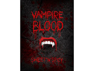 Etiketė ant butelio Vampire Blood 9,5x12,5 cm (1 dėž/ 60 pak) (1 pak/ 10 vnt) kaina ir informacija | Dekoracijos šventėms | pigu.lt