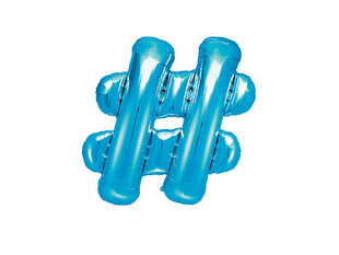Foliniai balionai #, 35 cm, mėlyni, 50 vnt. kaina ir informacija | Balionai | pigu.lt