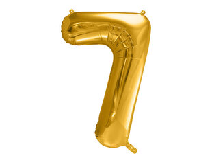 PartyDeco Folijos balionas - Nr. 7, 86 cm kaina ir informacija | Balionai | pigu.lt