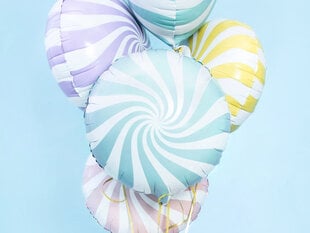 Folinis balionas Candy 45 cm, mėlynas   цена и информация | Шарики | pigu.lt