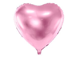 Foliniai balionai Heart 61 cm light, rožiniai, 50 vnt. kaina ir informacija | Balionai | pigu.lt
