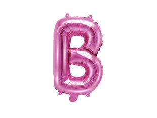 Folinis balionas Raidė "B" 35 cm, rožinis цена и информация | Шарики | pigu.lt