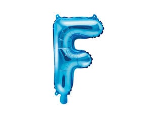 Folinis balionas Raidė "F" 35 cm, mėlynas   kaina ir informacija | Balionai | pigu.lt