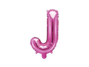 Folinis balionas Raidė "J" 35 cm, rožinis цена и информация | Шарики | pigu.lt