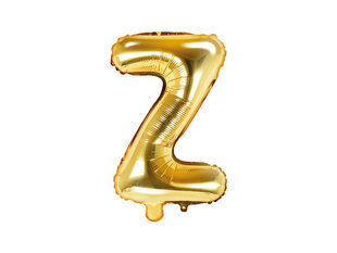 Foliniai balionai Raidė "Z" 35 cm, auksiniai, 50 vnt. kaina ir informacija | Balionai | pigu.lt