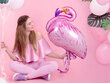 PartyDeco Folinis balionas, 70 x 95 cm, rožinis / Flamingo kaina ir informacija | Balionai | pigu.lt