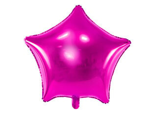 Foliniai balionai Star 48 cm dark, rožiniai, 50 vnt. цена и информация | Шарики | pigu.lt