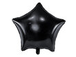 Folinis balionas Star 48 cm, juodas цена и информация | Balionai | pigu.lt
