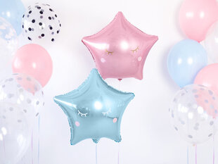 Foliniai balionai Star 48 cm, mėlyni, 50 vnt. kaina ir informacija | Balionai | pigu.lt