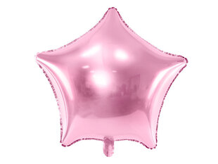 Foliniai balionai Star 48 cm light, rožiniai, 50 vnt. цена и информация | Шарики | pigu.lt