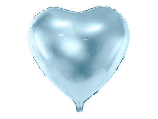 Foliniai balionai Heart 45 cm, mėlyni, 50 vnt. kaina ir informacija | Balionai | pigu.lt