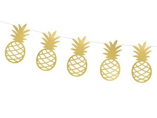 Girlianda Aloha Pineapples, 1,5 m, 1 pak/40 vnt kaina ir informacija | Dekoracijos šventėms | pigu.lt