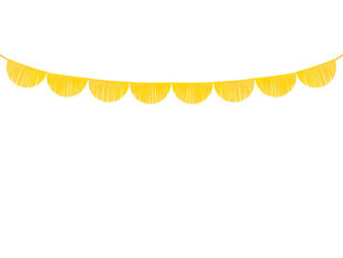 Girlianda Fringe Yellow 32 cm x 3 m kaina ir informacija | Dekoracijos šventėms | pigu.lt