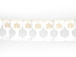 Popierinė girlianda IHS Chalice White 3 m kaina ir informacija | Dekoracijos šventėms | pigu.lt