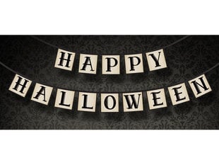 Гирлянда Happy Halloween, 14x210 см, 1 шт цена и информация | Праздничные декорации | pigu.lt