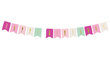 Girlianda Happy Birthday Mix, 11,5x140 cm, 1 pak/1 vnt цена и информация | Dekoracijos šventėms | pigu.lt