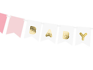 Girlianda Baby Girl Mix, 15x175 cm, 1 dėž/50 pak (1 pak/1 vnt) kaina ir informacija | Dekoracijos šventėms | pigu.lt