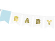 Girlianda Baby Boy Mix, 15x160 cm, 1 dėž/50 pak (1 pak/1 vnt) цена и информация | Dekoracijos šventėms | pigu.lt