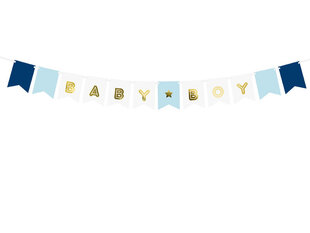 Girlianda Baby Boy Mix, 15x160 cm, 1 dėž/50 pak (1 pak/1 vnt) kaina ir informacija | Dekoracijos šventėms | pigu.lt