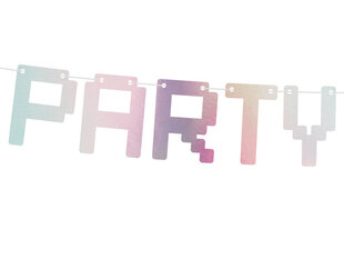 Гирлянда Electric Holo Party Dance, 9,5x130 см, 1 шт цена и информация | Праздничные декорации | pigu.lt