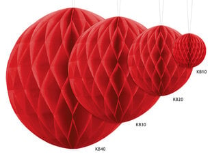 Koriukai, raudoni, 10 cm, 1 dėž/50 vnt kaina ir informacija | Dekoracijos šventėms | pigu.lt