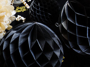 Подвесная декорация, черная, 10 см, 1 шт цена и информация | Праздничные декорации | pigu.lt