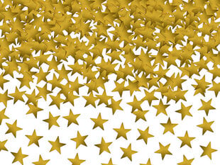 Konfeti Stars, aukso spalvos, 1 cm, 1 pak/30 g kaina ir informacija | Dekoracijos šventėms | pigu.lt