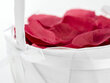 Vestuvinis krepšelis rožių žiedlapiams 26 cm, baltas kaina ir informacija | Dekoracijos šventėms | pigu.lt