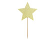 Smeigtukai-dekoracijos Stars Gold 11,5 cm (1 pak/ 6 vnt) kaina ir informacija | Vienkartiniai indai šventėms | pigu.lt