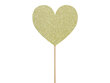 Smeigtukai-dekoracijos Sweet Love Hearts gold, 11 cm, 1 dėž/50 pak (1 pak/6 vnt) kaina ir informacija | Vienkartiniai indai šventėms | pigu.lt