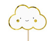 Smeigtukai-dekoracijos Clouds and Wings 12,5 cm (1 pak/ 6 vnt) kaina ir informacija | Vienkartiniai indai šventėms | pigu.lt