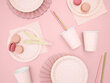 Popierinai puodeliai Polka Dots, 260 ml (1 pak / 6 vnt.), Šviesiai rožiniai цена и информация | Vienkartiniai indai šventėms | pigu.lt