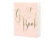 Svečių palinkėjimų knyga Guest Book, 22 lapai, rožinė kaina ir informacija | Dekoracijos šventėms | pigu.lt