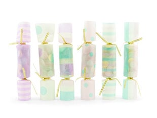 Конфетти украшения-конфеты Cracers Mix, 3x17x3,5cm, 1 упаковка/6 шт (1 шт/1,5 г) цена и информация | Праздничные декорации | pigu.lt