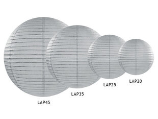 Popierinė pakabinama dekoracija 25 cm, pilkas kaina ir informacija | Dekoracijos šventėms | pigu.lt
