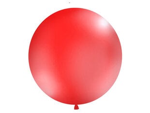 Didelis balionas 100 cm round Pastel, raudonas kaina ir informacija | Balionai | pigu.lt