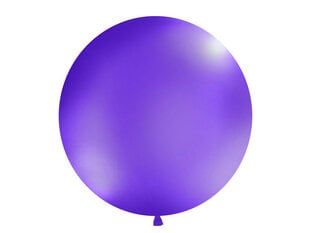 Большой воздушный шар 100 см round Pastel lavender, фиолетовый цена и информация | Шарики | pigu.lt