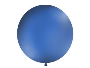 Didelis balionas 100 cm round Pastel navy, mėlynas   цена и информация | Шарики | pigu.lt