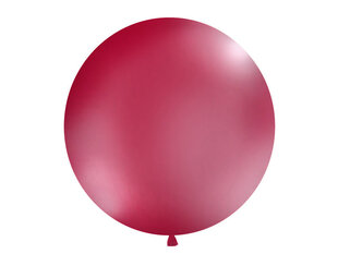 Большой воздушный шар 100 см round Pastel, красный цена и информация | Шарики | pigu.lt