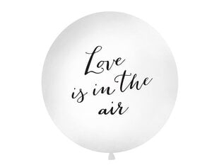 Didelis balionas 100 cm Love is in the air, baltas цена и информация | Шарики | pigu.lt