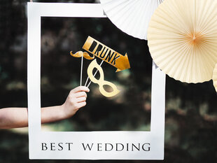Asmenukės rėmelis Best Wedding 50 x 59,5 cm kaina ir informacija | Dekoracijos šventėms | pigu.lt
