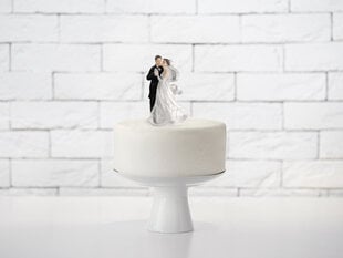 Украшение на торт Newly-weds 11 см цена и информация | Праздничная одноразовая посуда | pigu.lt