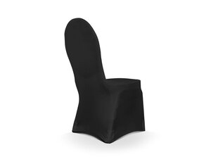 Эластичный чехол на стул, черный, 200 г  цена и информация | Чехлы для мебели | pigu.lt