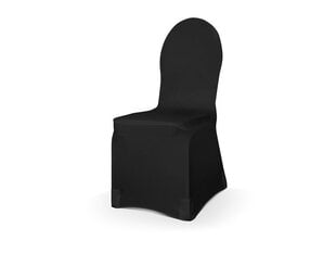 Эластичный чехол на стул, черный, 200 г  цена и информация | Чехлы для мебели | pigu.lt
