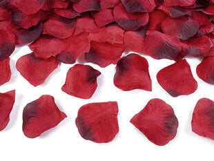 Декоративные лепестки роз, красные, 1 коробка / 60 упаковок (1 упаковка / 500 шт.) цена и информация | Праздничные декорации | pigu.lt