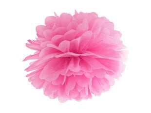 Помпоны, розовые, 25 см (1 коробка/ 100 упаковок) цена и информация | Праздничные декорации | pigu.lt