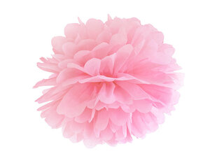 Помпон, розовый, 35 см цена и информация | Праздничные декорации | pigu.lt