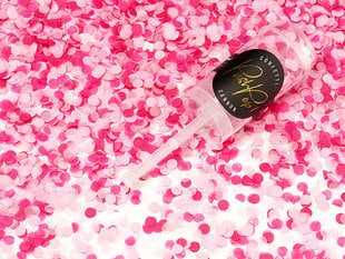 Конфетти Push Pop Mix, розовые, 8 мм, 1 шт цена и информация | Праздничные декорации | pigu.lt