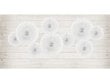 Kabančios dekoracijos-vėduoklės White 20-30 cm (1 dėž/ 50 pak) (1 pak/ 3 vnt) цена и информация | Dekoracijos šventėms | pigu.lt